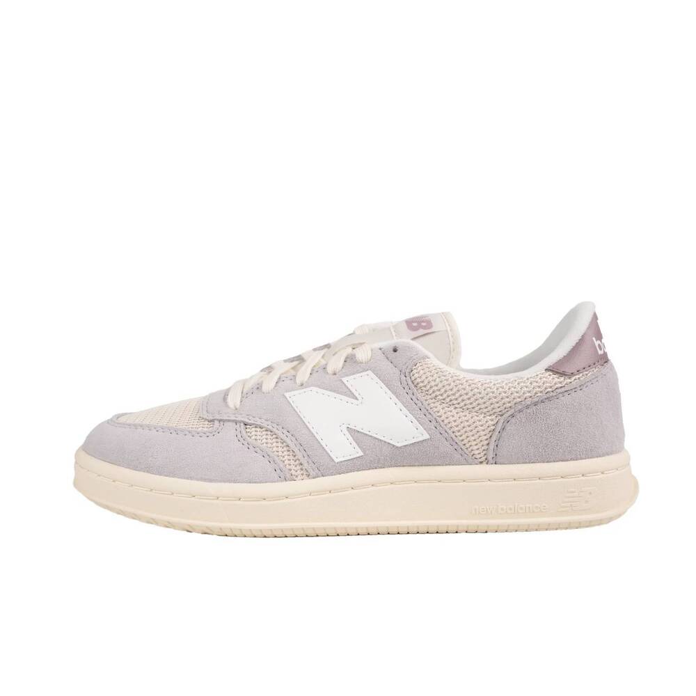 NEW NEW BALANCE men's t500 sneakers in grey beige